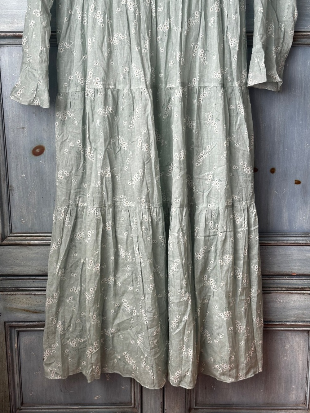 Doen Assam Dress in Sweet Daisy Floral Mint Green Size L - Picture 13 of 13